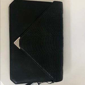 NWT: ALEXANDER WANG SNAKE SKIN PRISMA CLUTCH